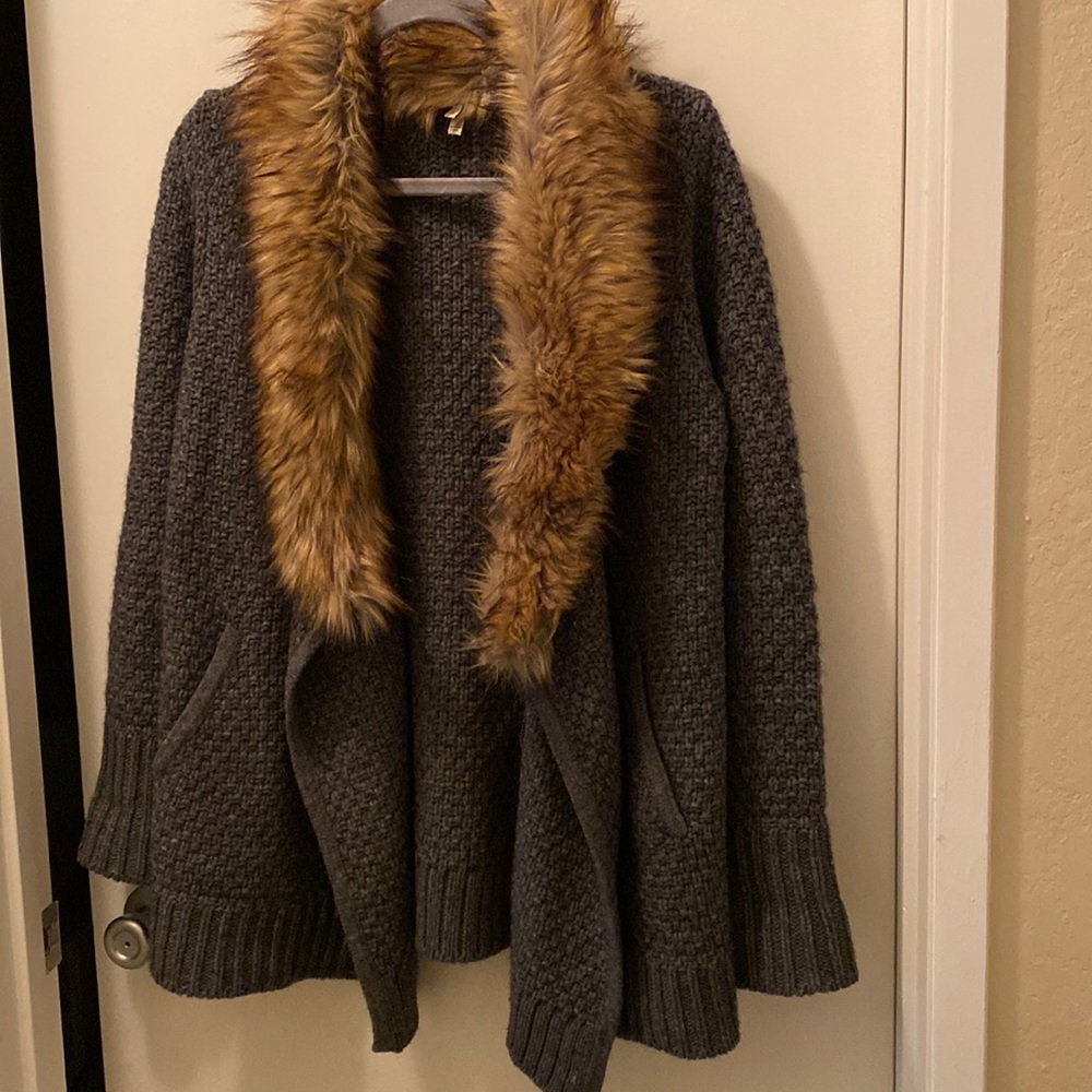 Joie women wool sweater cardigan S